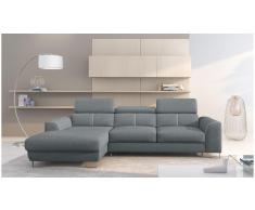 JUSTyou Adelia Sofa esquinero Gris Velour