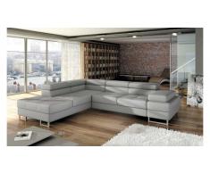 JUSTyou TUNIS Sofá esquinero cajones Gris