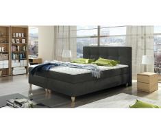 JUSTyou Malta Cama Box Spring Gris 180x200