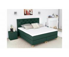 ELESS Amore Cama Box Spring Verde 140x200