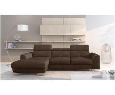 JUSTyou Adelia Sofa esquinero Marron Velour