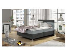 JUSTyou Cosy Cama Box Spring Gris | Gris 140x200
