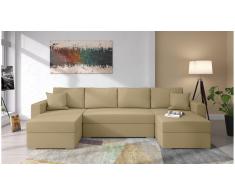 JUSTyou Savio Sofa modulare Latte Tejido estructurado