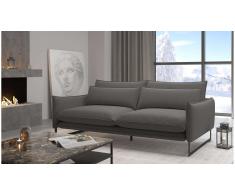 JUSTyou Ezio Sofá individuale Nubuck Gris