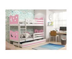 JUSTyou Ola Litera Blanco Rosa