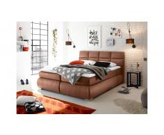 JUSTyou Cheyenne Cama Box Spring Cognac 160x200