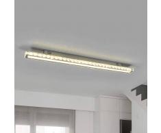 Lampenwelt.com Potente lámpara LED de techo Sesilia de cristal