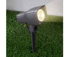 Lampenwelt.com Foco LED de estaca Raimund de 5 W