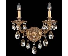 Schonbek Lámpara de pared Milano con cristal