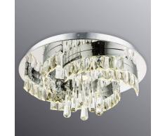Globo Extraordinaria lámpara LED de techo Febe, cristal