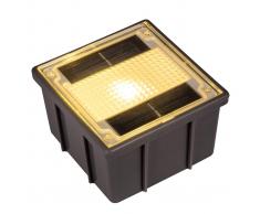 Heitronic Foco de suelo empotrado solar Adoquín con LED