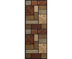 Universal Alfombras Occidental Floral Camino de transición Accent Alfombra, Multicolor, 221 x 79 cm