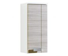 Held Möbel Armario de Pared para Move Color: Veralinga-Gris/Blanco