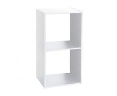 Estantería de 2 compartimentos Mix N Modul blanca