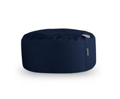 HAPPERS Puff Redondo Polipiel Indoor Marino