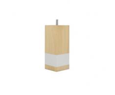 La fabrique de Patas am20170135 Juego de 4 Patas de Cama de Madera Barnizado Claro 15 x 6 x 6 cm