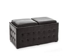 Wink design, Fontana, puf, Madera, Negro