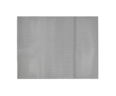 SEPIO Aqua - Alfombrilla de baño (65 x 50 cm, PVC, Antideslizante, espumada), Color Gris