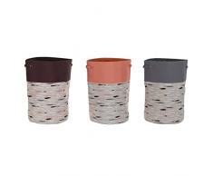 DKD Home Decor Cesto para la Ropa Sucia, Estándar