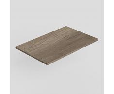 BAIKAL Encimera de Madera para Baño, en Melamina 16mm. Tablero para Mesa. Varios Acabados y Medidas. Combinable con Cualquier Mueble Modular de Marca BAIKAL.
