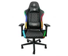 KEEP OUT Silla Gaming XSPRO-RGB, Nailon, Multicolour, One Size