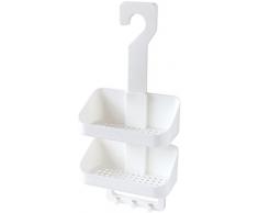 Gelco Design First siervo de Ducha, plástico, Blanco, 22 x 12 x 47 cm
