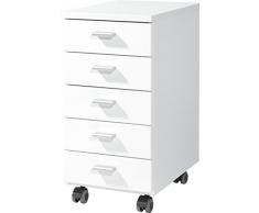 Germania 4099-84 cajonera con Ruedas 4099, 28 x 57 x 40 cm, Colour Blanco