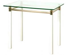 Haku Möbel 42332 Mesa Auxiliar Negro / Roble Antiguo 30 x 30 x 60 cm