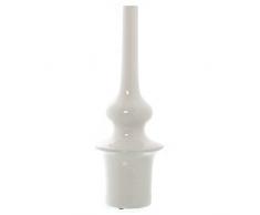 DRW Jarron de Suelo de Ceramica en Blanco 19c54cm