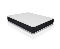 Duermete Colchón Viscoelástico Viscodeluxe Reversible (2 Caras) con Firmeza Media-Alta, Transpirable, Blanco, 180x190