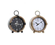 DKD Home Decor Reloj de Mesa, Estándar