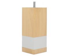 La fabrique de Patas am20170177 Juego de 4 Patas de Cama de Madera Barnizado Claro 15 x 6 x 6 cm
