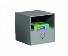 Inter Link 30601540 cm014, Cajonera con 1 cajon, color gris