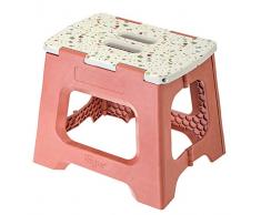 VIGAR - Taburete Plegable Compact Terrazzo on Top de 27 cm de Altura, terrazo on top