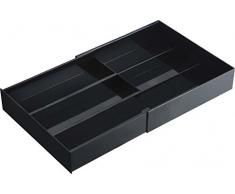 Tower - Organizador de Escritorio extraíble, Color Negro