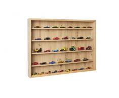 Inter Link Vitrina de coleccionista, Madera, Réplica de Roble Artisan, 80 x 9.5 x 60 cm