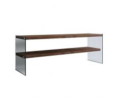 Mesa TV,100% PINE SOLID WOOD, Color Nogal