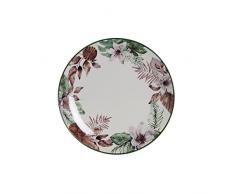 DKD Home Decor Plato Llano, Estándar