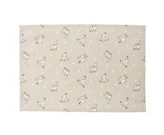 Clayre & Eef LCH40N Little Chicken - Manteles Individuales (6 Unidades, Aprox. 48 x 33 cm.