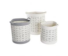 DKD Home Decor Juego de cestas, Estándar