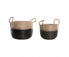 DKD Home Decor Juego de cestas, Estándar