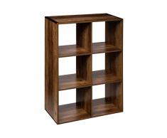 Estantería de Madera 6 Case Mix Industrial