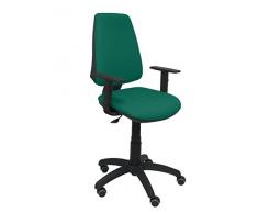 Piqueras y Crespo Elche Silla de Oficina, Tela, Verde, 109x46x46 cm