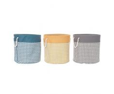 DKD Home Decor Cesto para la Ropa Sucia, Estándar