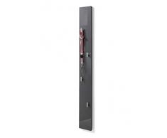 Stella Trading Color New Perchero de Pared, Material de Madera, Gris Brillante, B/H/T ca. 14 x 115 x 2 cm