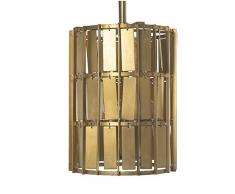 DRW Lámpara de Techo de Metal con Placas rectangulares móviles en Dorado