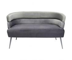 Kare Design Sofá Sandwich 2 pl, Gris, 64 x 125 x 64 cm