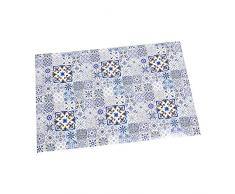 DRW Alfombra Rectangular de Vinilo Espuma y PVC con Dibujos 90x60cm