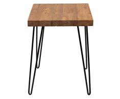Clayre & Eef Mesa Auxiliar 63920, 40 x 40 x 51 cm