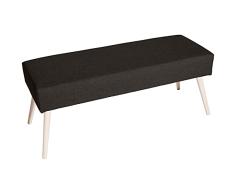 Max Winzer 24051-4890-1652392-F01 Banco, Madera, Gris, Breite x Tiefe x Höhe: 114 x 40 x 48cm
